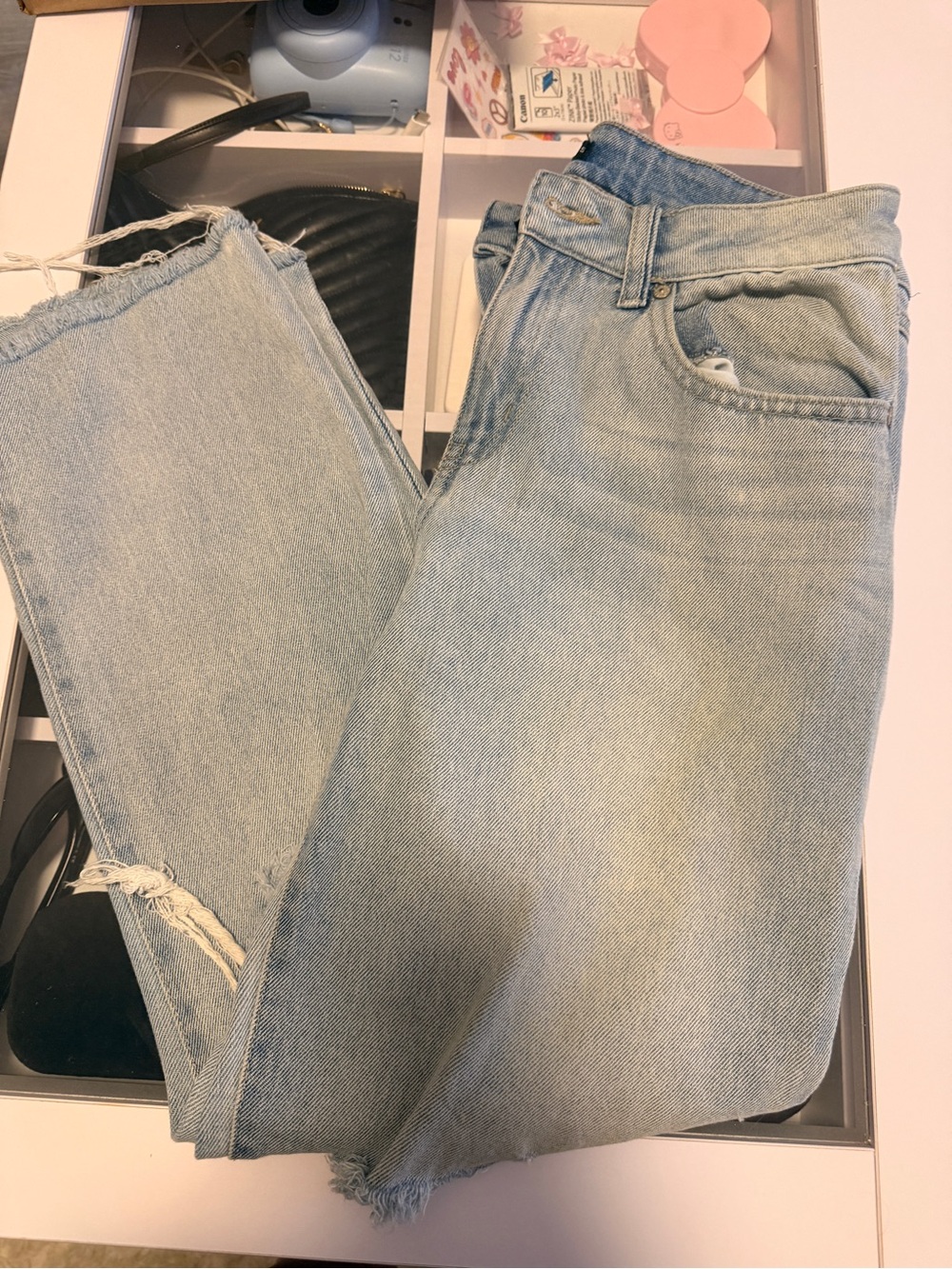 Sincerely Jules Light Blue Straight-Leg Jeans